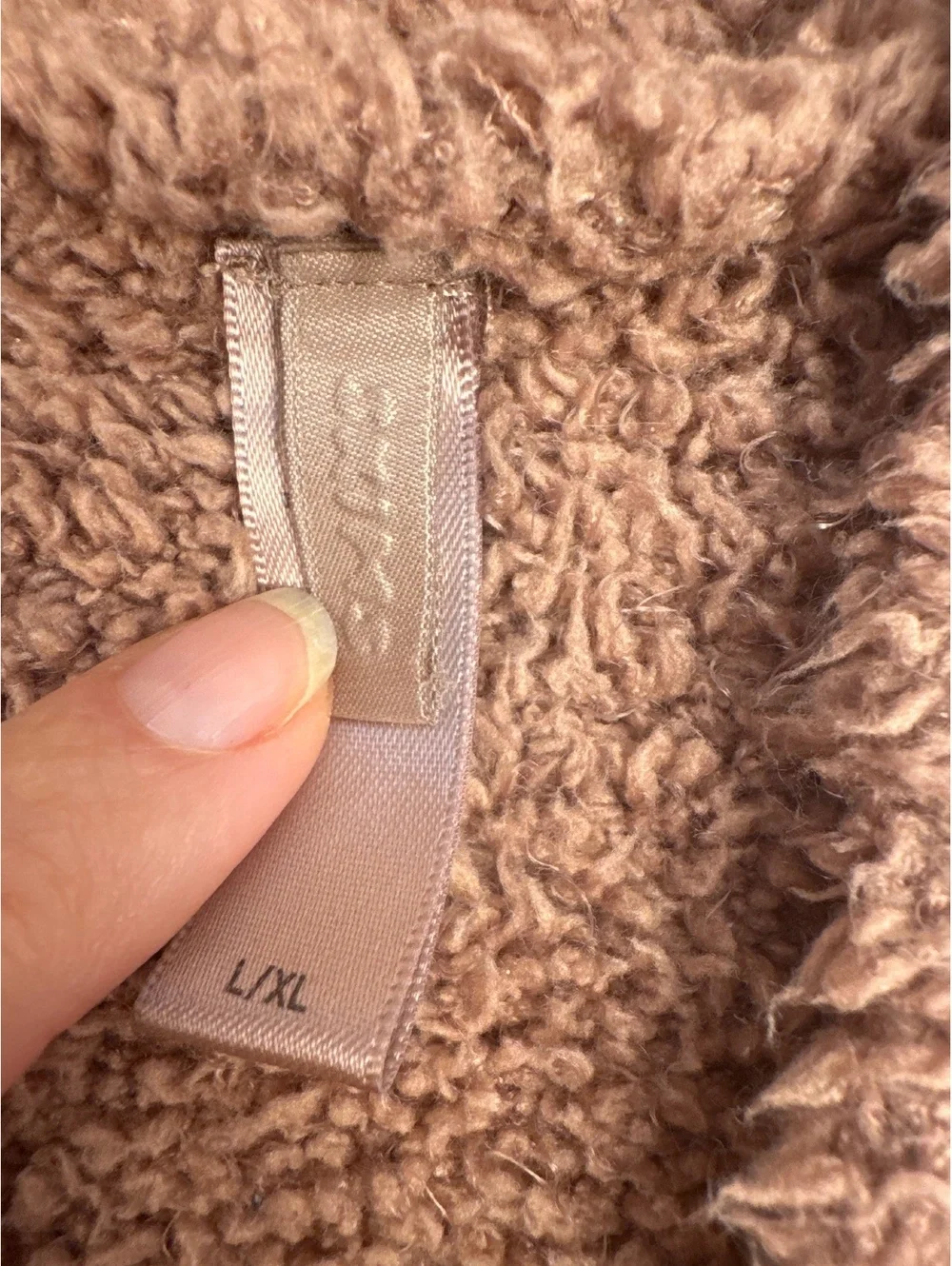 SKIMS Cozy Long Cardigan Sweater L/XL in Dusty Rose